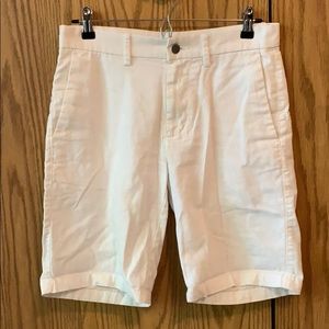 Men’s white shorts